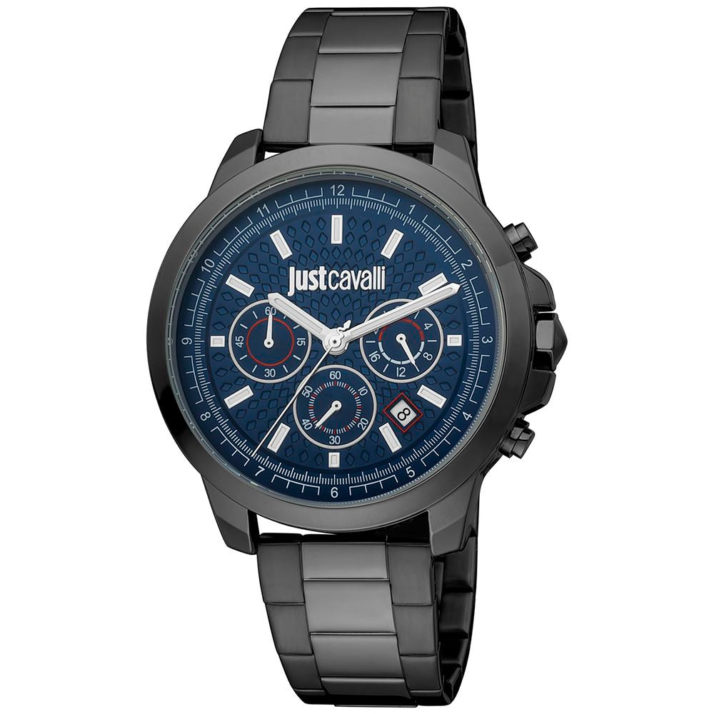 Just Cavalli Black Stainless Steel Sport Watch