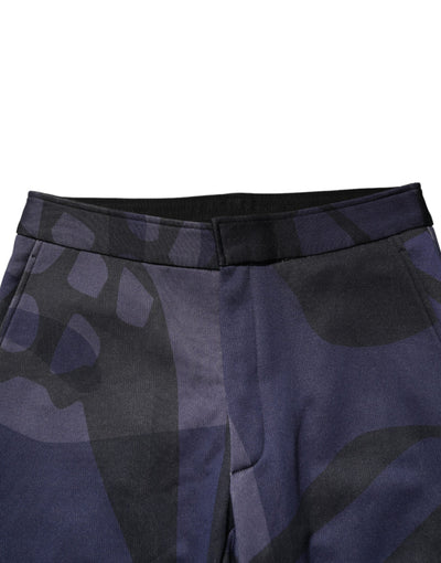 Alexander McQueen Multicolor Patterned Tapered Fit Men Pants