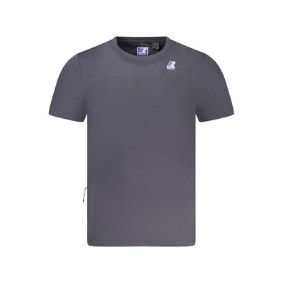 K-WAY Blue Cotton Men T-Shirt