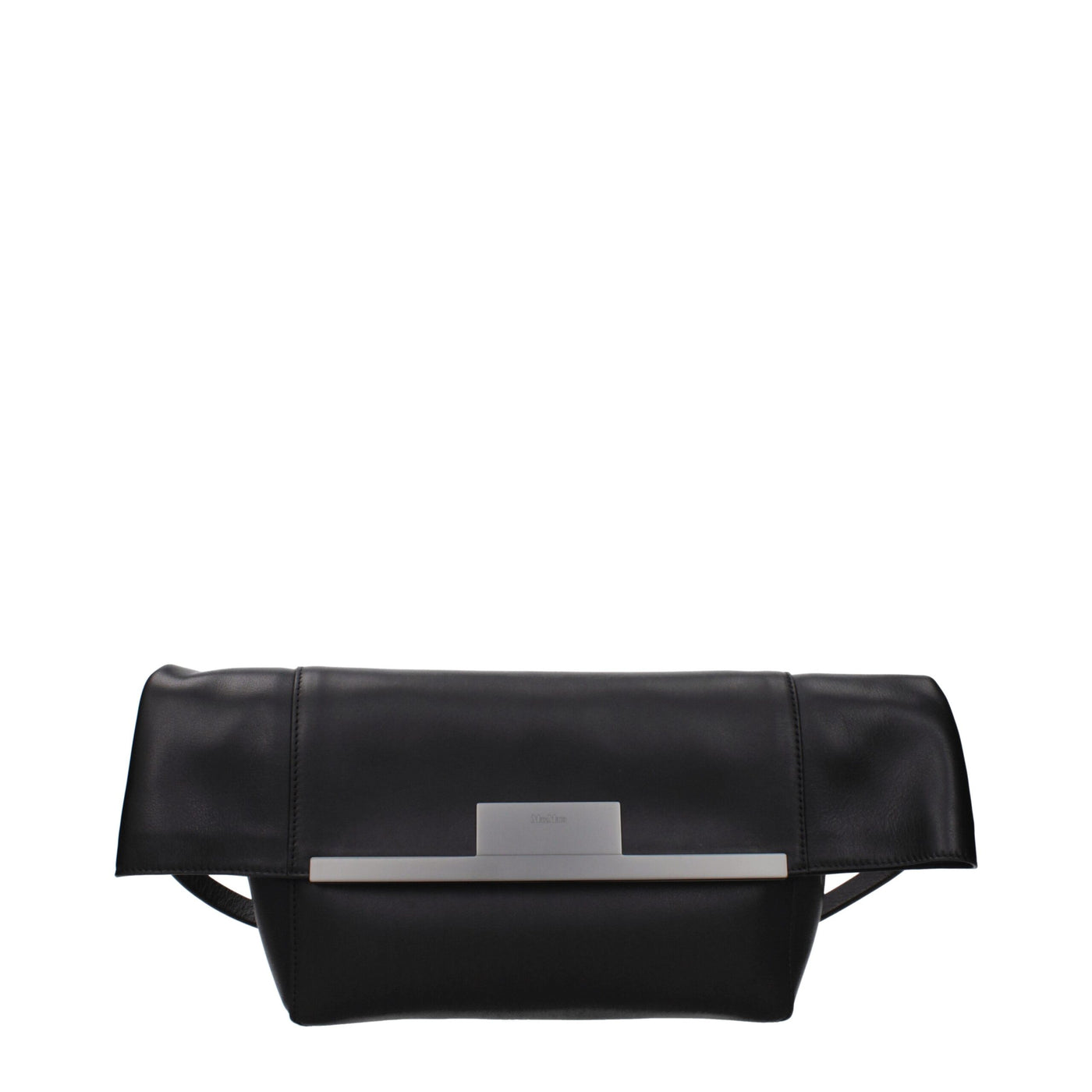 Max Mara Black Leather Shoulder Bag
