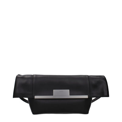 Max Mara Black Leather Shoulder Bag
