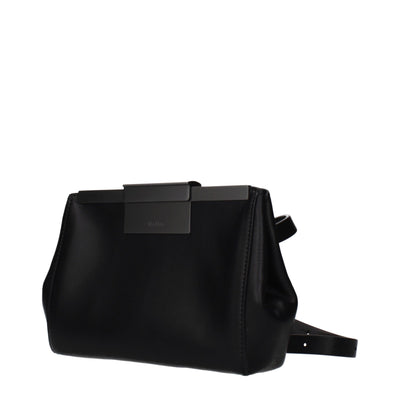 Max Mara Black Leather Crossbody Bag