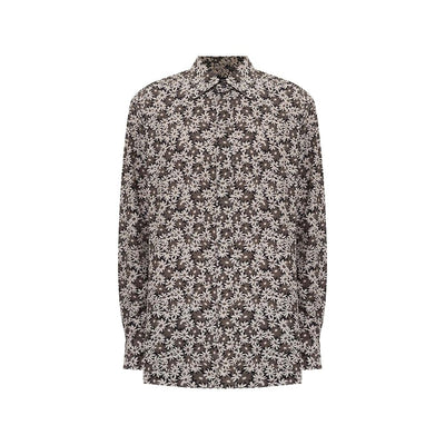 Tom Ford Green Cotton Pattern Shirt