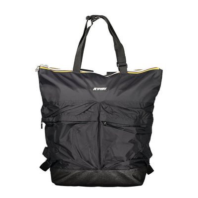 K-WAY Black Polyamide Unisex Backpack