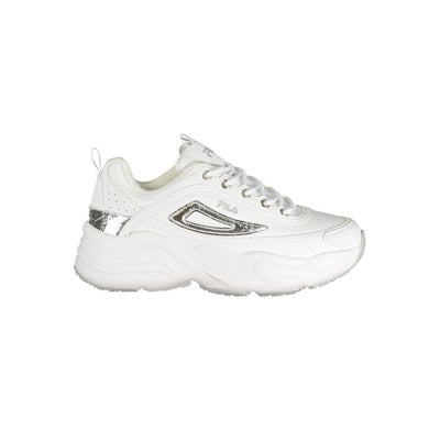 Fila White Polyurethane Women Sneaker