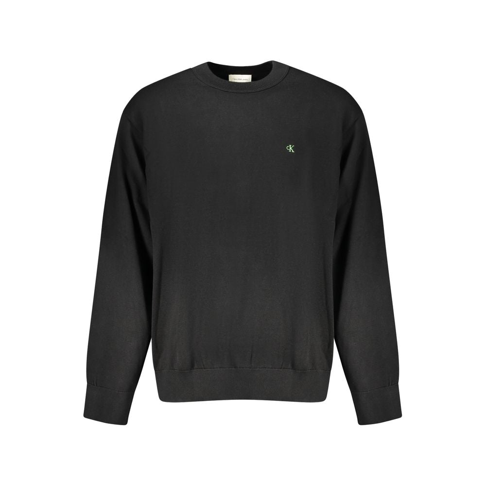 Calvin Klein Black Cotton Men Sweater