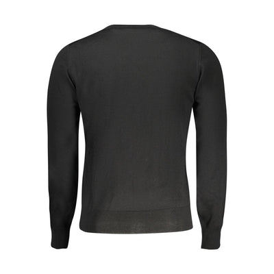 K-WAY Black Wool Men Sweater