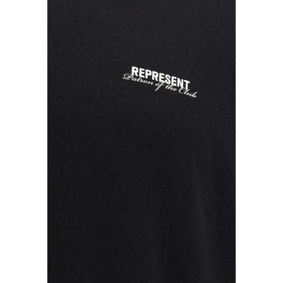 Represent Black Cotton T-Shirt