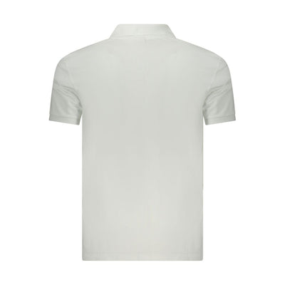Calvin Klein White Cotton Polo Shirt