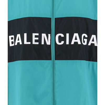 Balenciaga Green Polyamide Shell Jacket