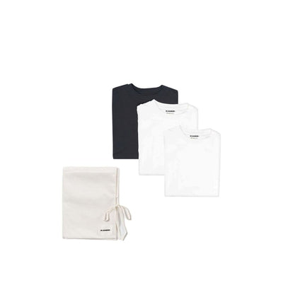 Jil Sander White Cotton Long Sleeve T-Shirt