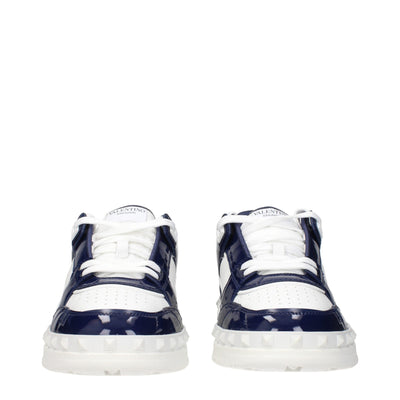 Valentino Garavani White Leather Low Top Sneakers