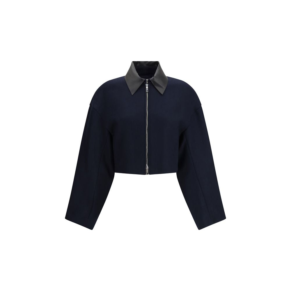 Max Mara Blue Fleece Wool Cloacks