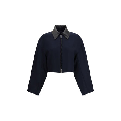 Max Mara Blue Fleece Wool Cloacks