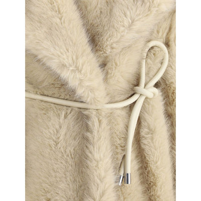 Max Mara Beige Polyester Coat