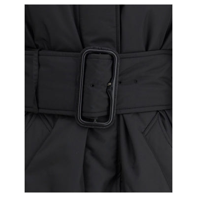 Burberry Black Polyester Coat