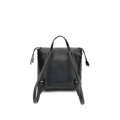 Fendi Black Calf Leather Bos Taurus Backpack