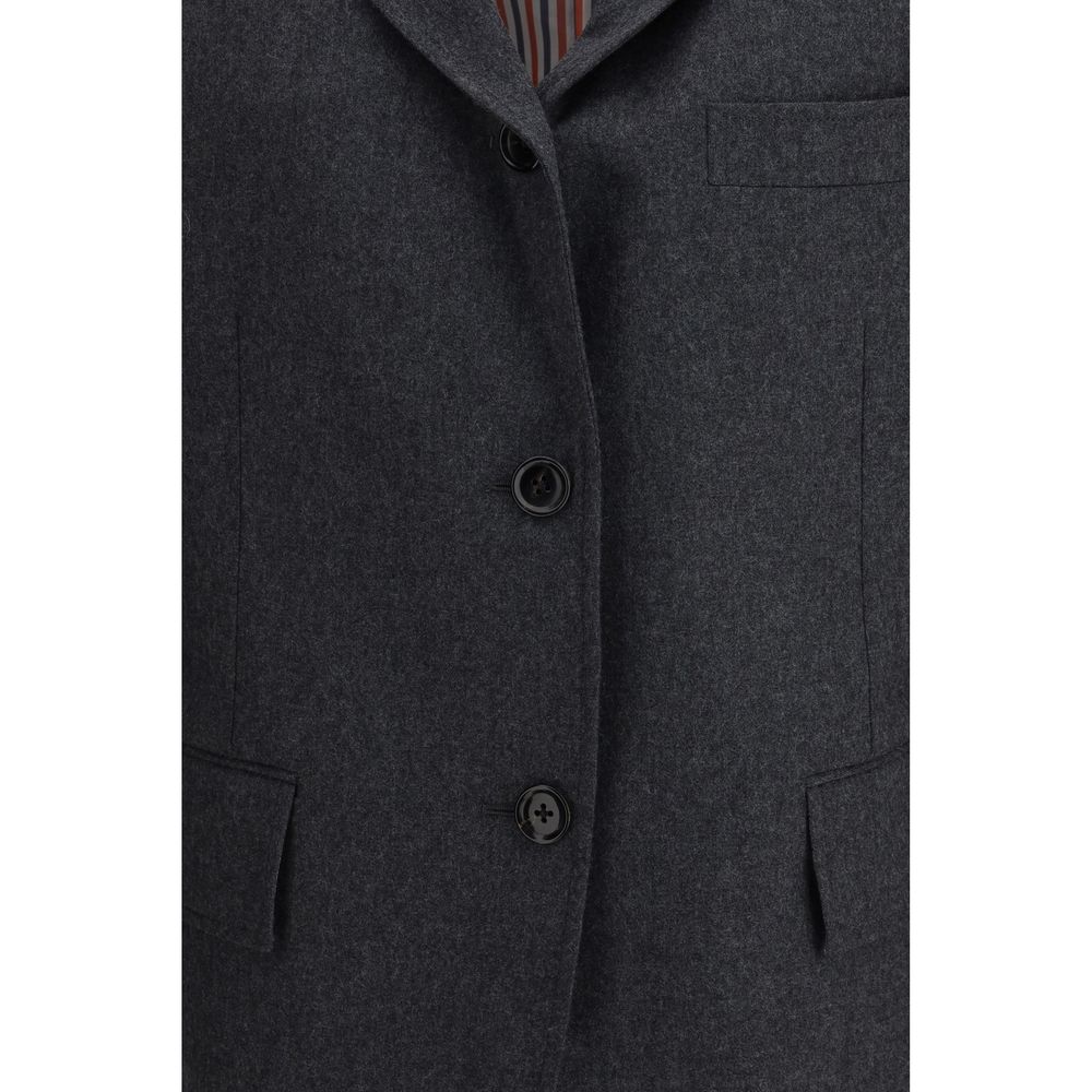 Thom Browne Gray Wool Blazer