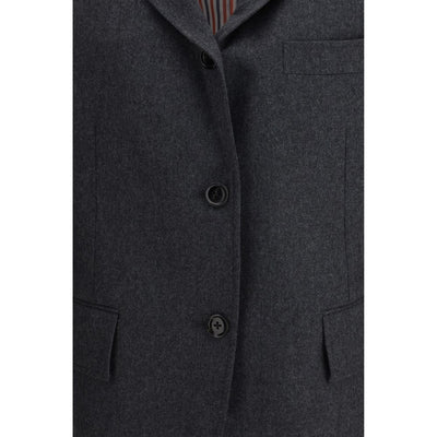 Thom Browne Gray Wool Blazer