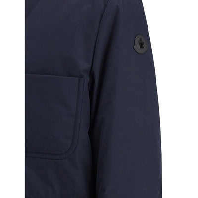 Moncler Blue Polyester Coat