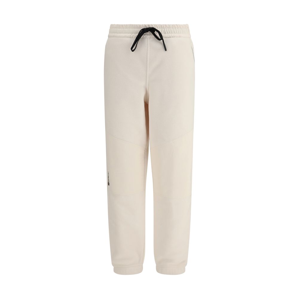 Moncler Grenoble Cream Polyester Joggers (Workout Pants)