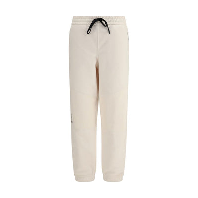 Moncler Grenoble Cream Polyester Joggers (Workout Pants)