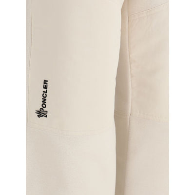 Moncler Grenoble Cream Polyester Joggers (Workout Pants)