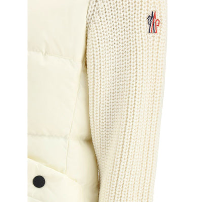 Moncler Grenoble Cream Polyamide Coat