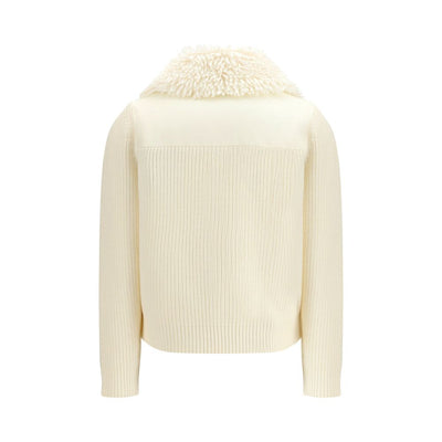 Moncler Grenoble Cream Polyamide Coat