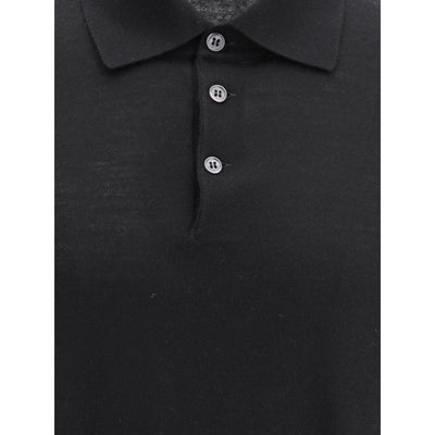 Brunello Cucinelli Black Cashmere Dress Shirt
