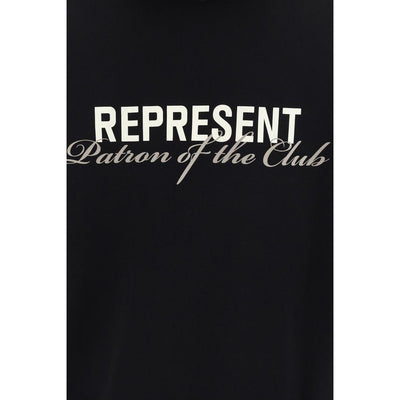 Represent Black Cotton Sweatshirt