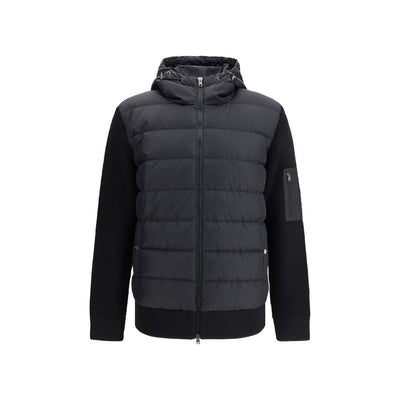 Herno Black Wool Bomber