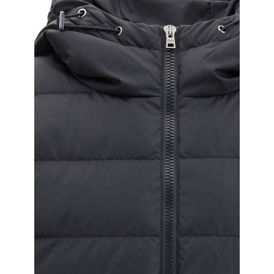 Herno Black Wool Bomber