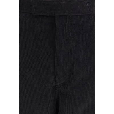Thom Browne Black Cotton Chino Pants