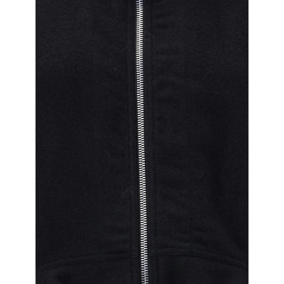 Rick Owens Black Fleece Wool Biker Jacket