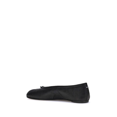 Margiela Black Lamb Ovis Aries Aries Ballet Flats