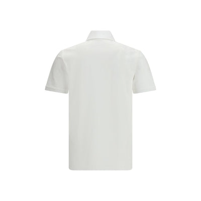 Givenchy White Cotton Polo Shirt