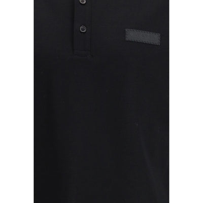 Givenchy Black Cotton Polo Shirt