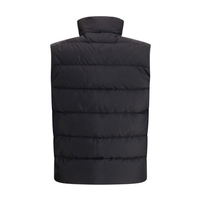 Prada Black Recycled Polyamide Sleveless Jacket