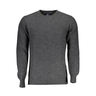 North Sails Grigio Wool Men Sweater