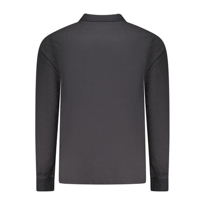 Norway 1963 Black Cotton Men Polo Shirt