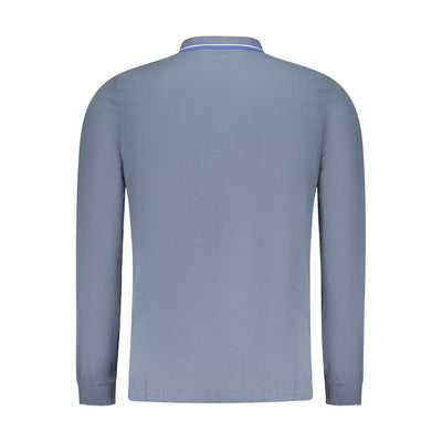 Norway 1963 Blue Cotton Men Polo Shirt