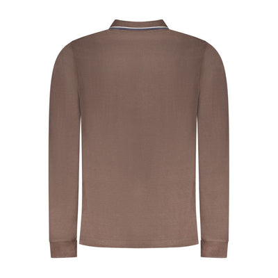 Norway 1963 Marrone Cotton Men Polo-Shirt