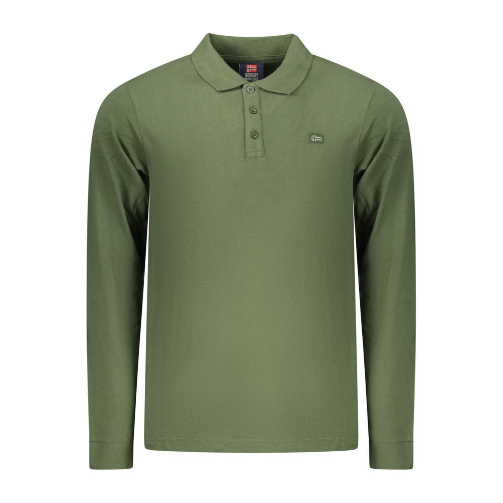 Norway 1963 Verde Cotton Men Polo