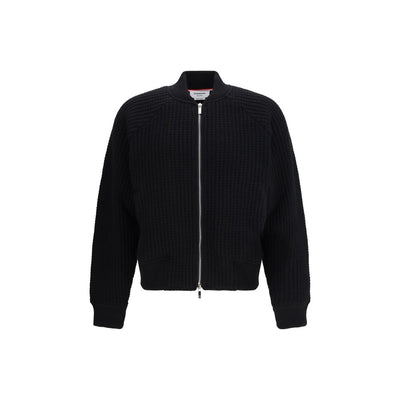Thom Browne Black Wool Bomber