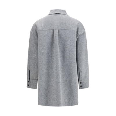 Max Mara Gray Wool Shirt