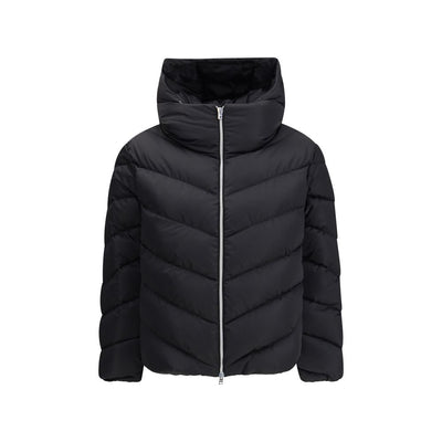 Herno Black Polyester Jackets And Coat