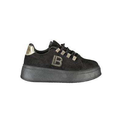 Laura Biagiotti Black Polyester Sneaker