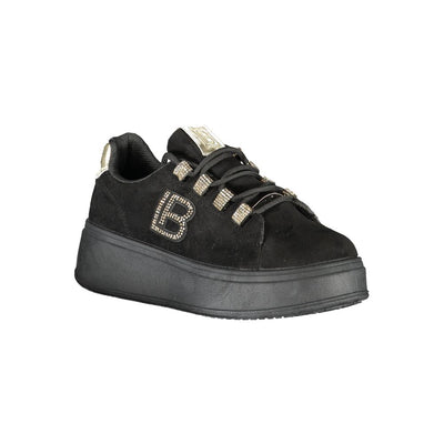 Laura Biagiotti Black Polyester Sneaker