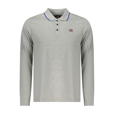 Norway 1963 "Grigio Cotton Mens Polo Shirt"